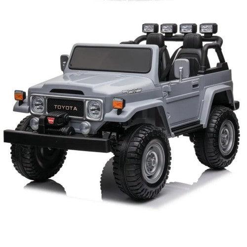 Toyota Two Seater Fj-40 Licensed Ride on Car ( Pink, Silver,Black) - Toytexx Toyota Two Seater Fj-40 Licensed Ride on Car ( Pink, Silver,Black) - Toytexx